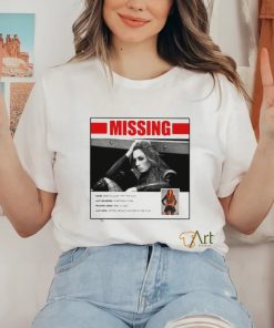 Official Missing Persons Poster For Becky Lynch Shirt