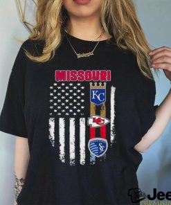 Official Missouri City Of Champion Sports American Flag 2023 Shirt