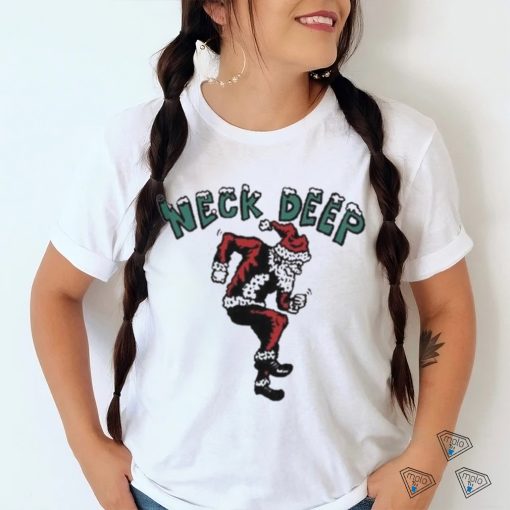 Official Moshing santa neck deep merch shirt