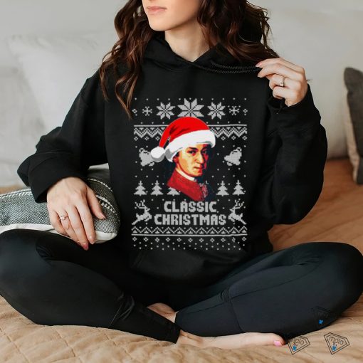 Official Mozart Classic Christmas Ugly T Shirt