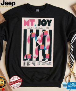 Official Mt.Joy European 2024 Tour Poster Shirt