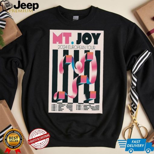 Official Mt.Joy European 2024 Tour Poster Shirt