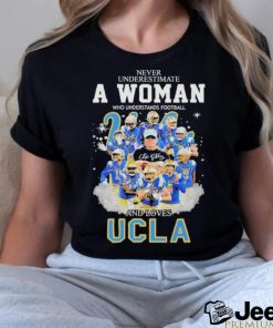 Official Never Underestimate A Woman Who Understands Football And Loves UCLA T Shirt