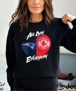 Official New England Patriots and Boston Red Sox All day Everyday shirt