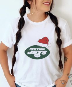 Official New York Jets Santa Logo Christmas Holiday Shirt