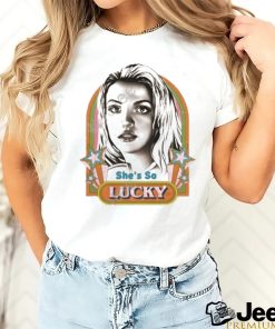 Official Nordacious merch britney she's so lucky T shirt