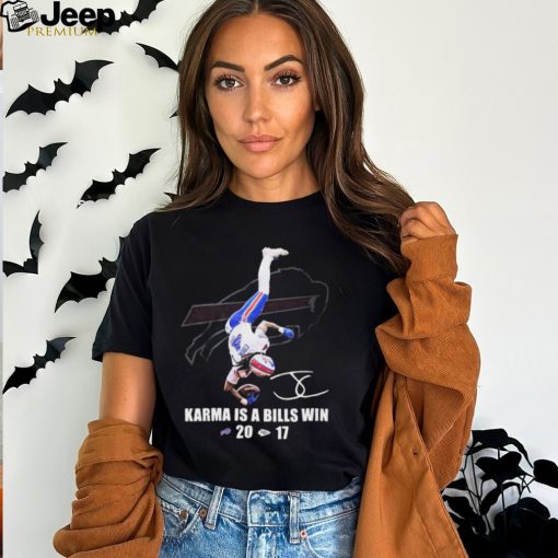 Official Official James Cook Karma Is A Bills Win 20 17 shirt