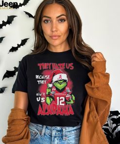 Official Official Official Santa Grinch Christmas Football They Hate Us Because They Ain’t Us Alabama Crimson Tide Shirt