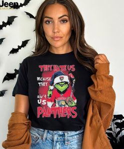 Official Official Official They Hate Us Florida Panthers Hockey Santa Grinch Christmas Shirt