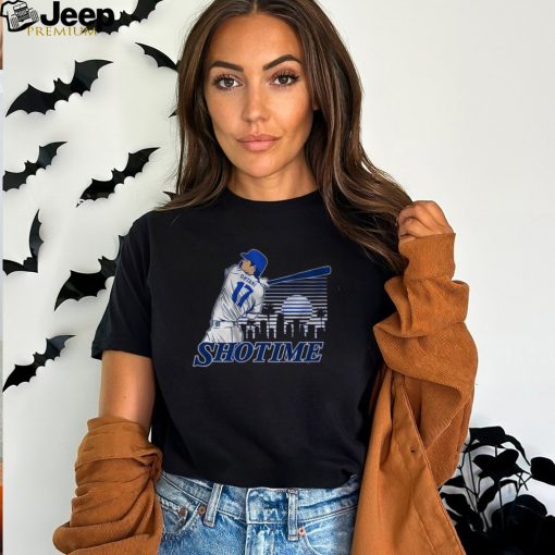 Official Official Shohei Ohtani Shotime Skyline Los Angeles Dodgers Shirt