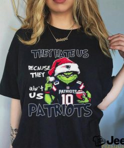 Official Official The Grinch Christmas They Hate Us Because Ain’t Us New England Patriots Football Shirt