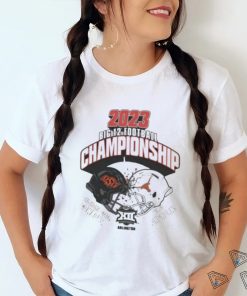 Official Oklahoma state Cowboys vs Texas longhorns 2023 big 12 Football championship head to head T shirt