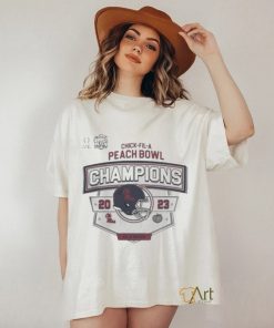 Official Ole Miss Rebels Playoff 2023 Peach Bowl Champions T Shirt