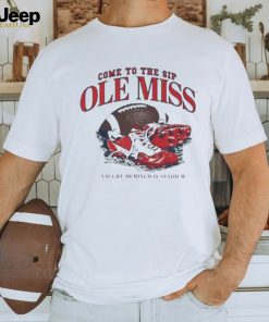 Official Ole miss rebels come to the sip vaught hemingway stadium T shirt