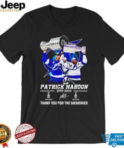 Official Patrick Maroon 2019 2023 Thank You For The Memories signatures shirt