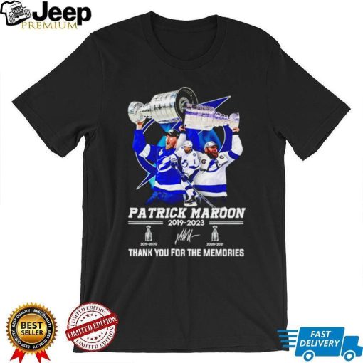 Official Patrick Maroon 2019 2023 Thank You For The Memories signatures shirt