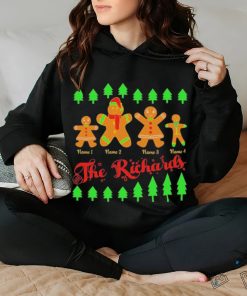 Official Personalised The Gingerbread Family Christmas Tee Shirt