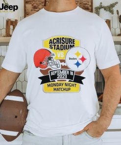 Official Pittsburgh Steelers vs. Cleveland Browns Monday Night Matchup 2023 shirt