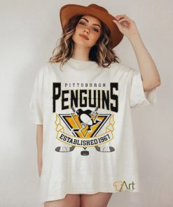 Official Pittsburgh penguins hockey 1967 vintage T shirt