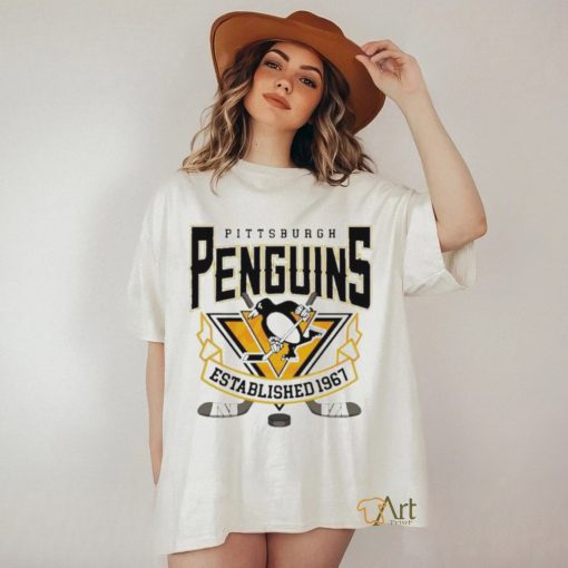 Official Pittsburgh penguins hockey 1967 vintage T shirt