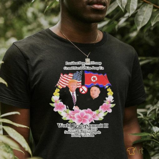 Official President Donald Trump Grand Marshal Kim Jong Un World Peace Summit Ii Shirt