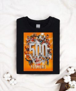 Official Quality McLaren F1 Team Reach 500 Podiums In F1 T shirt