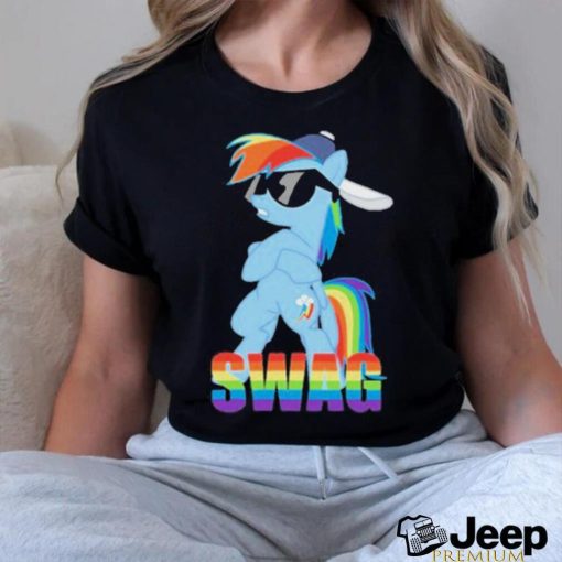 Official Rainbow Dash Has All The Swag Essential Shirt