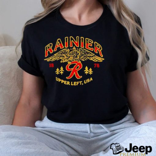 Official Rainier Beer Ace Upper Left Usa Shirt