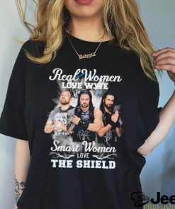 Official Real Women Love WWE Smart Women Love The Shield Shirt