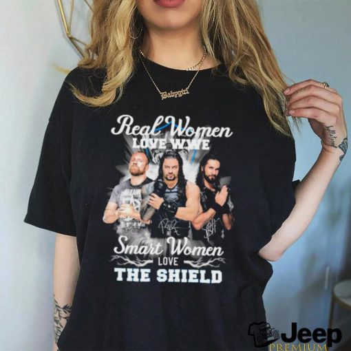 Official Real Women Love WWE Smart Women Love The Shield Shirt