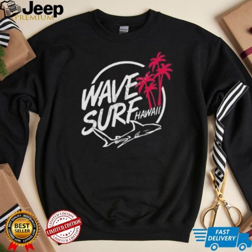 Official Rimthegoat Wave Surf Hawaii Shark Tee Shirt