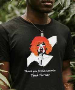 Official Rip Tina Turner Thank You For The Memories Shirt