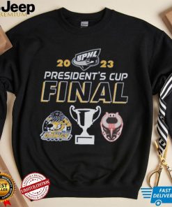 Official Roanoke Rail Yard Dawgs 2023 Sphl Presidents Cup Final shirt