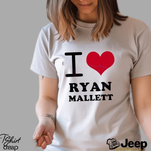 Official Ryan Mallett I Heart Love Football Fans 2023 Shirt