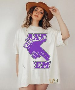 Official SFA Lumberjack Football Raise The Axe Axe Em Logo T Shirt