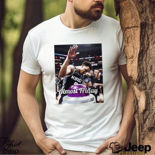 Official Sacramento Kings Almost Friday Light The Beam Shirt