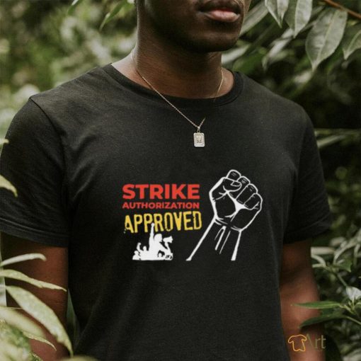 Official Sag Aftra Strike Authorization Approved Shirt