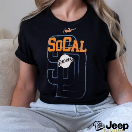 Official San Diego Padres Nike Rewind Retro Tri Blend T Shirt