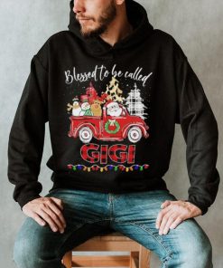 Official Santa Blessed To Be Called Gigi Merry Christmas Shirt