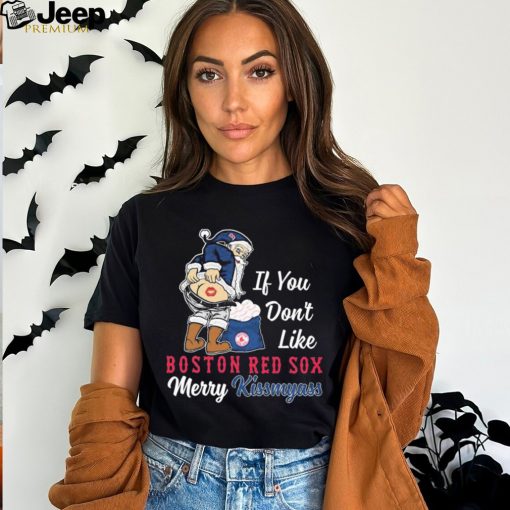 Official Santa Claus If You Don’t Like Boston Red Sox Merry Kissmyass Shirt