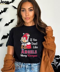 Official Santa Claus If You Don’t Like Los Angeles Angels Merry Kissmyass Shirt