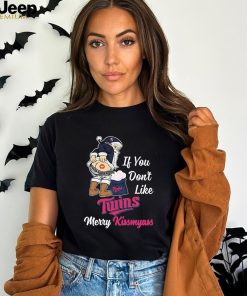 Official Santa Claus If You Don’t Like Minnesota Twins Merry Kissmyass Shirt