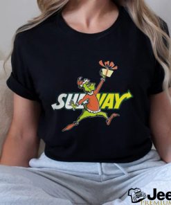 Official Santa Grinch Dabbing Subway Shirt