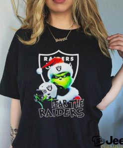 Official Santa Grinch Fear The Las Vegas Raiders Nfl shirt