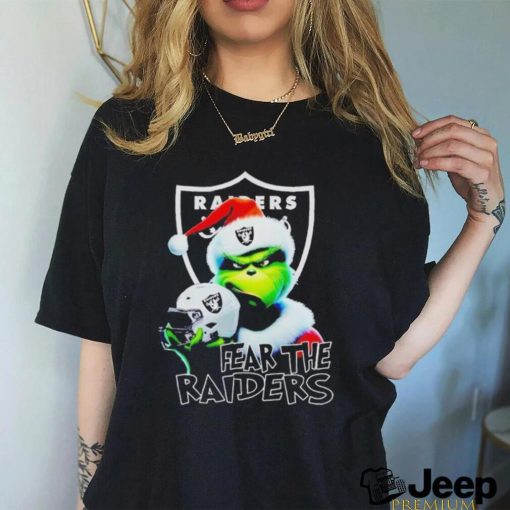 Official Santa Grinch Fear The Las Vegas Raiders Nfl shirt