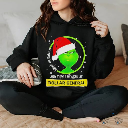 Official Santa Grinch I Used To Smile And Then I Worked At Dollar General T Shirt