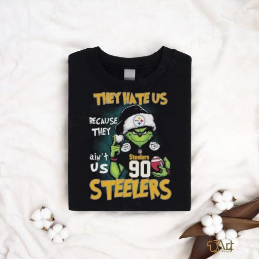 Official Santa Grinch They Hate Us Because They Ain’t Us Pittsburgh Steelers Shirt