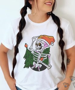 Official Santa Skeleton Chibi Merry Christmas Tree 2023 Shirt