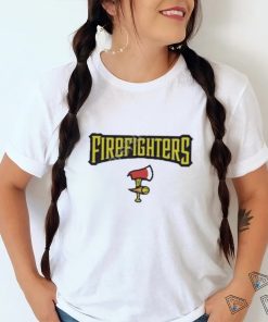 Official Savannah bananas merch firefighters red shirt