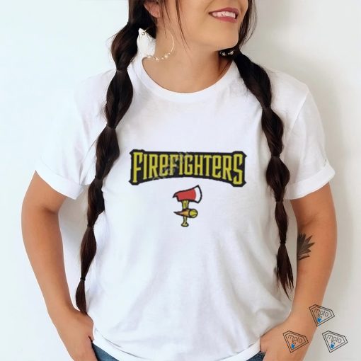 Official Savannah bananas merch firefighters red shirt